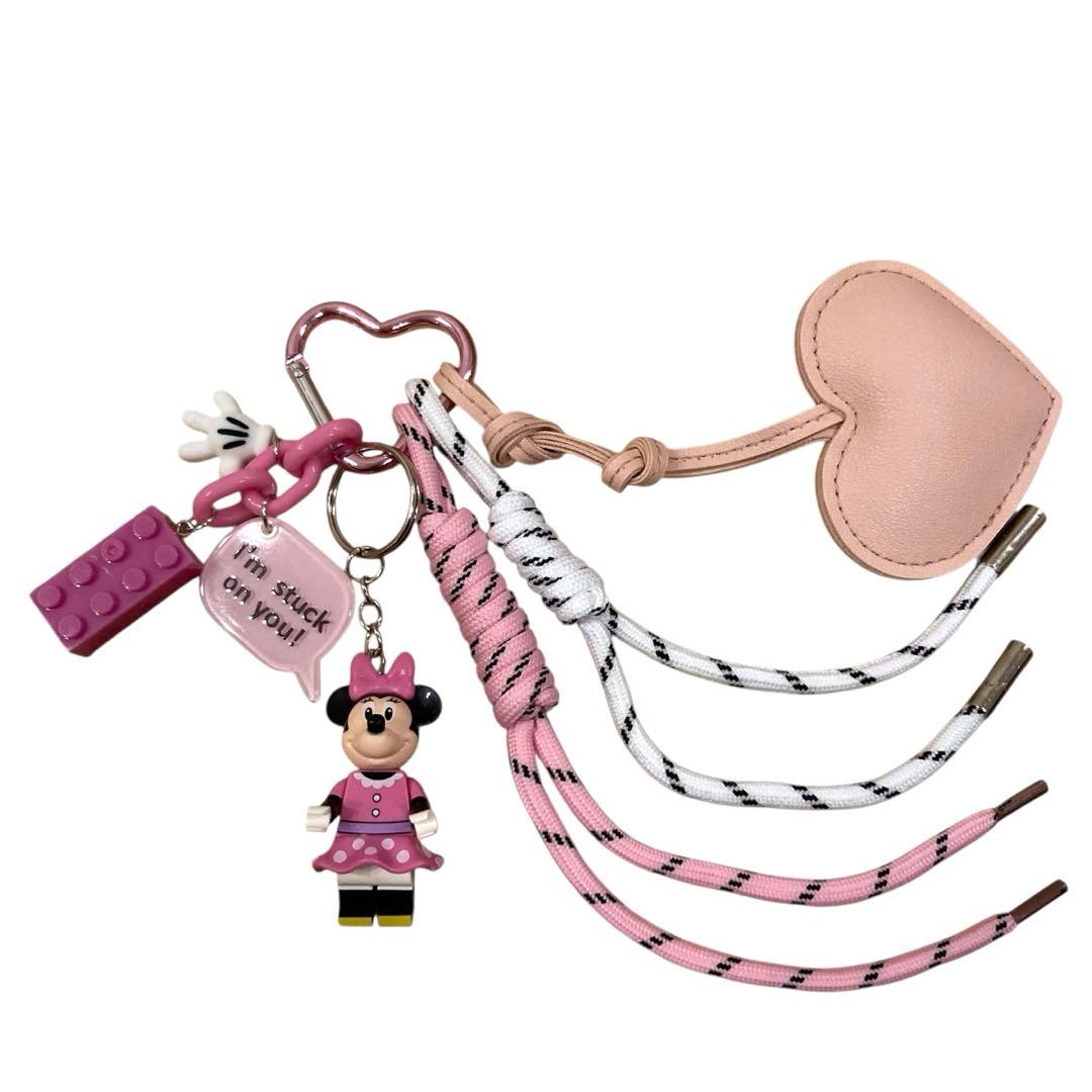 2点セット チャーム じゃらじゃらキーホルダー キーリング (163