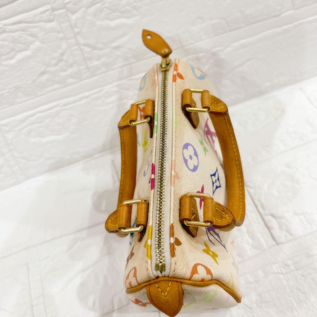 Louis Vuitton スピーディーミニ　 ホワイト/マルチカラー