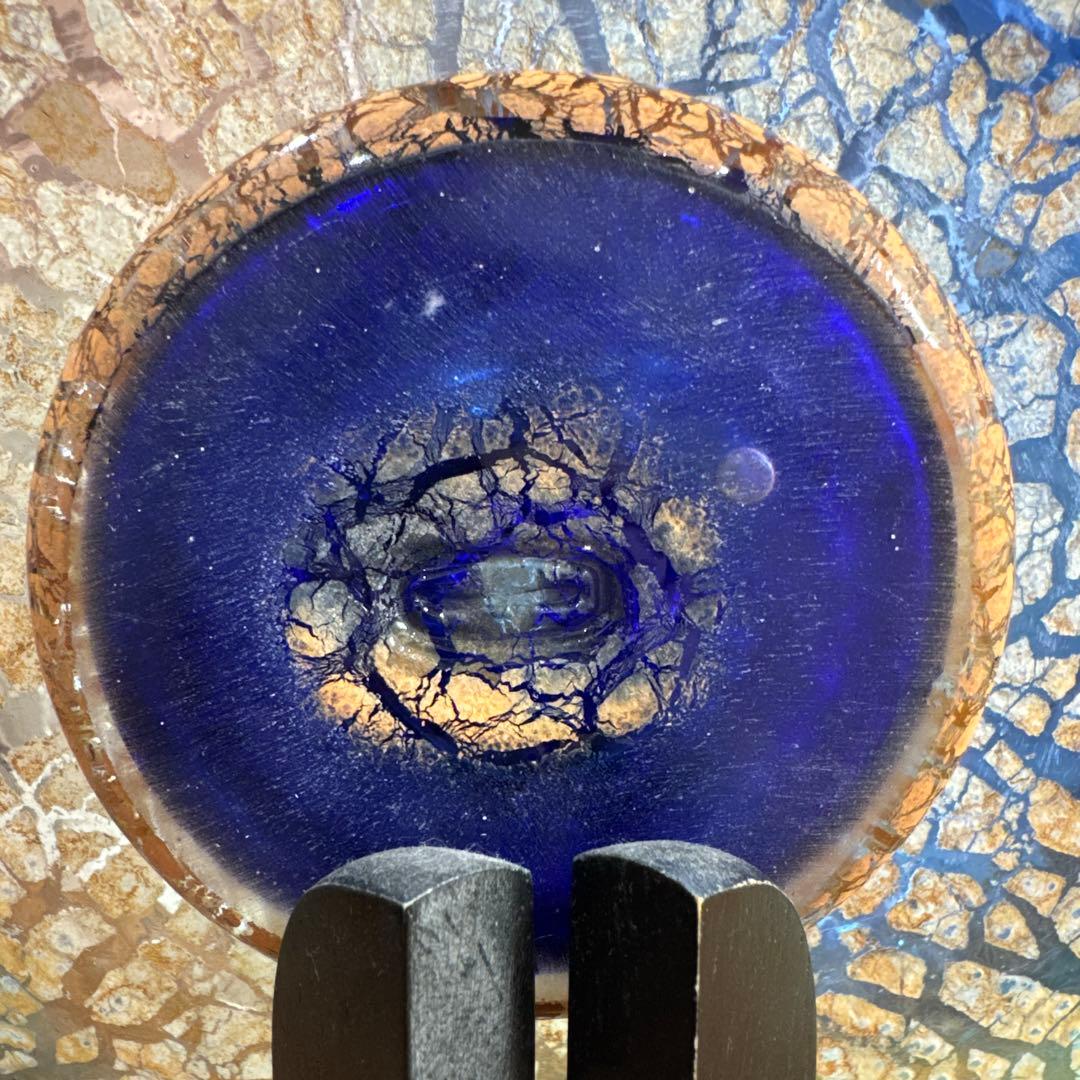 琉球ガラス 稲嶺盛一郎 土紋 皿 - メルカリ