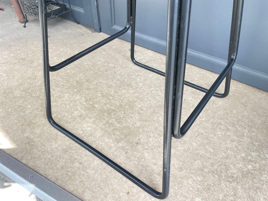 2B7108【無垢×アイアン】スツール アイアンスツール