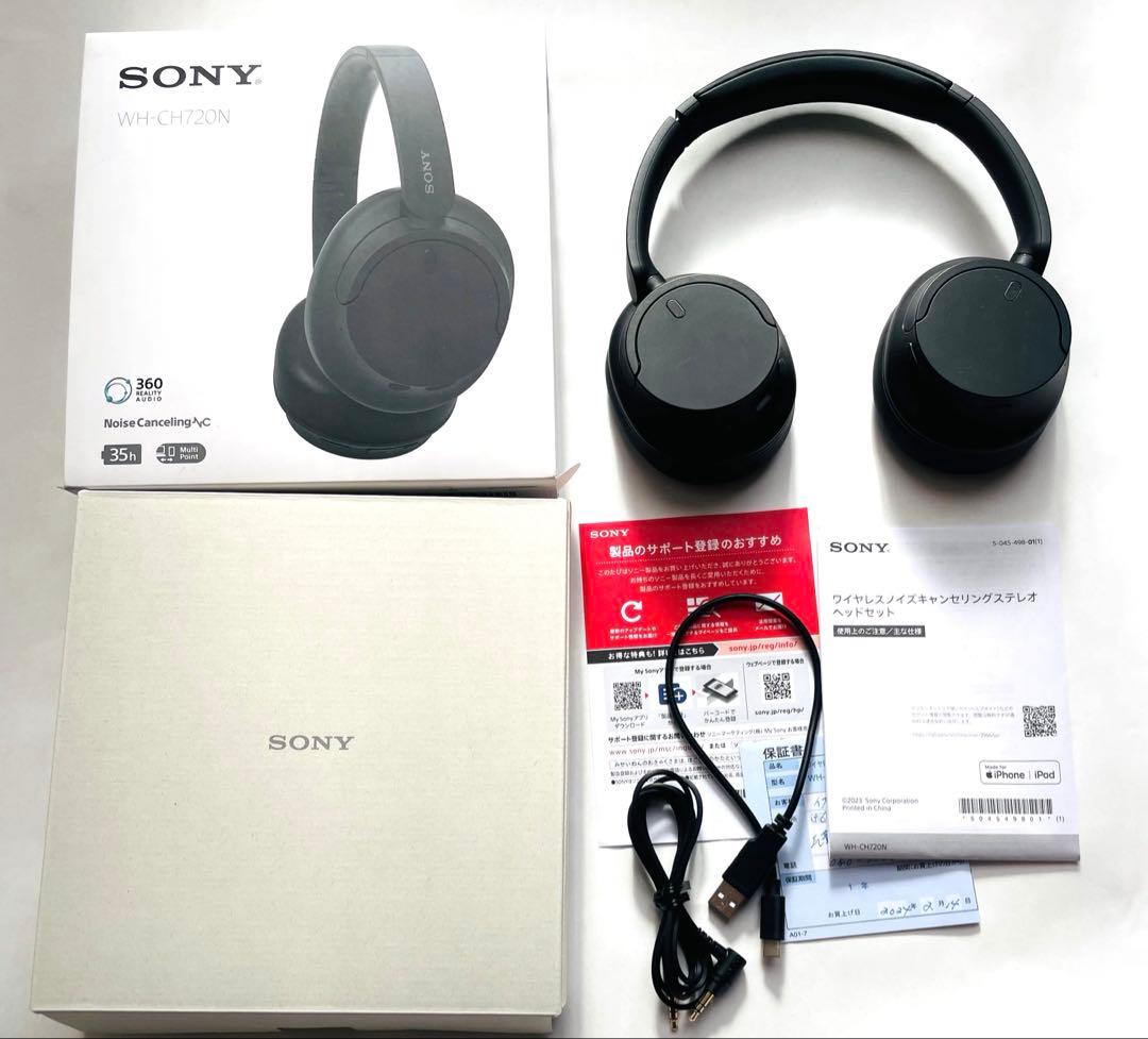 ソニー(SONY) ワイヤレスノイズキャンセリングヘッドホン WH-CH720N