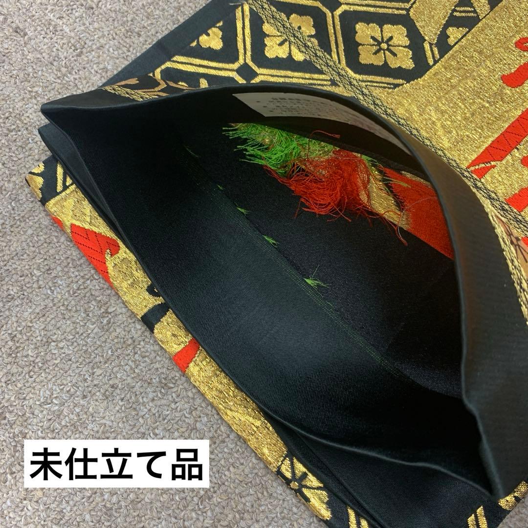 512ag34□七五三 七歳 女児 着物&袋帯 扇 鹿の子 白□状態良好