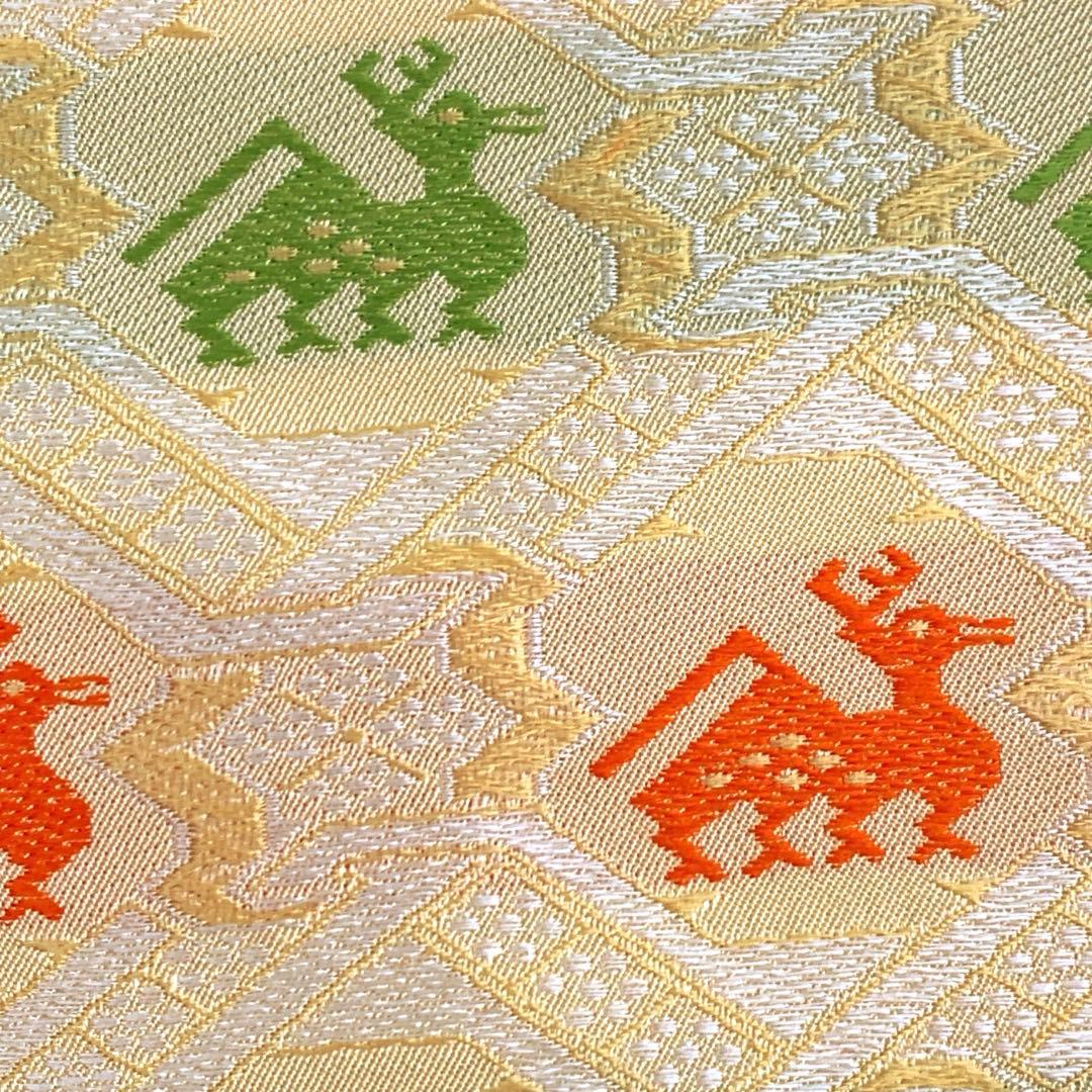 古帛紗14 特選上 有栖川鹿文】正絹 紙箱