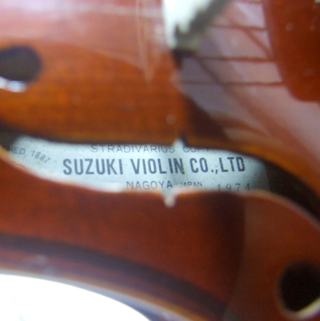 鈴木バイオリン 1/8 No240 幼児用 1974年 未使用弓 メンテ済み