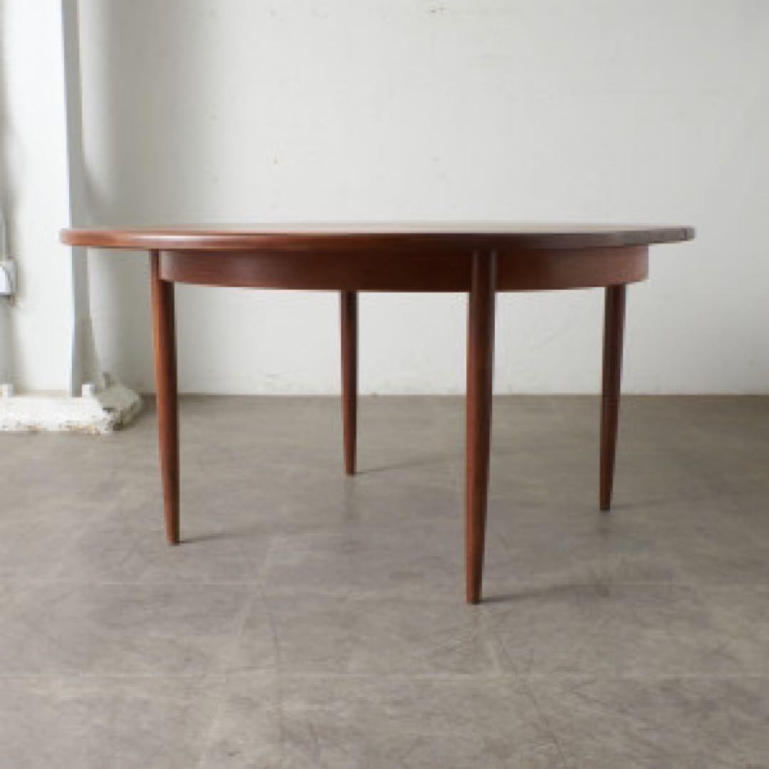 【送料込み】北欧ヴィンテージG-PLAN エクステンション ラウンドテーブル