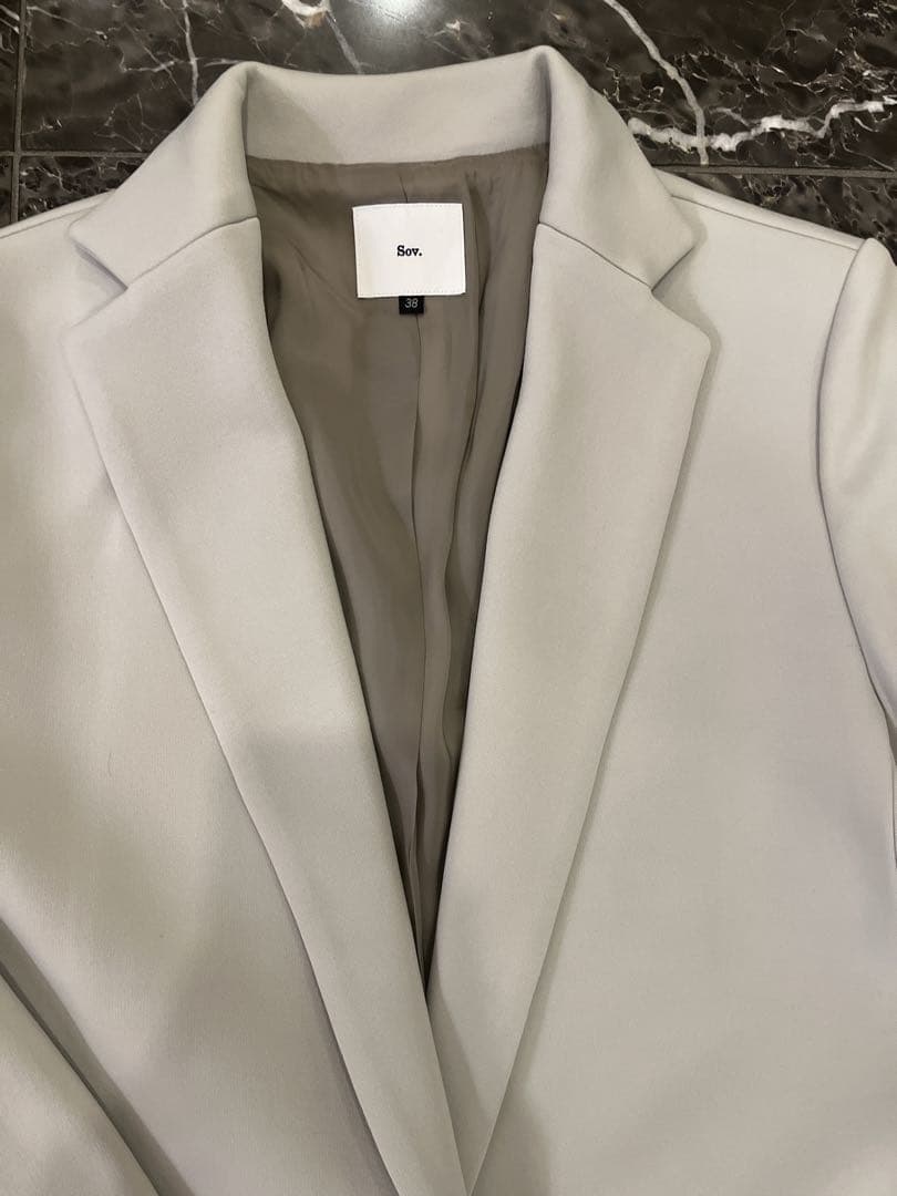 Sov.♡新品タグ付き アイスグレー チェスターコート