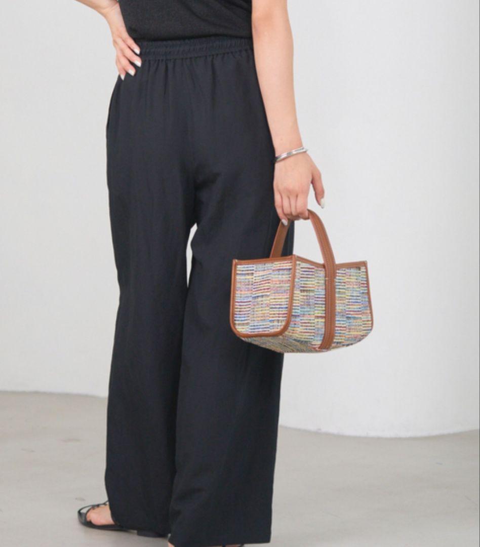 IENA購入★A VACATION・SEE SAW BAG LINE CHECK