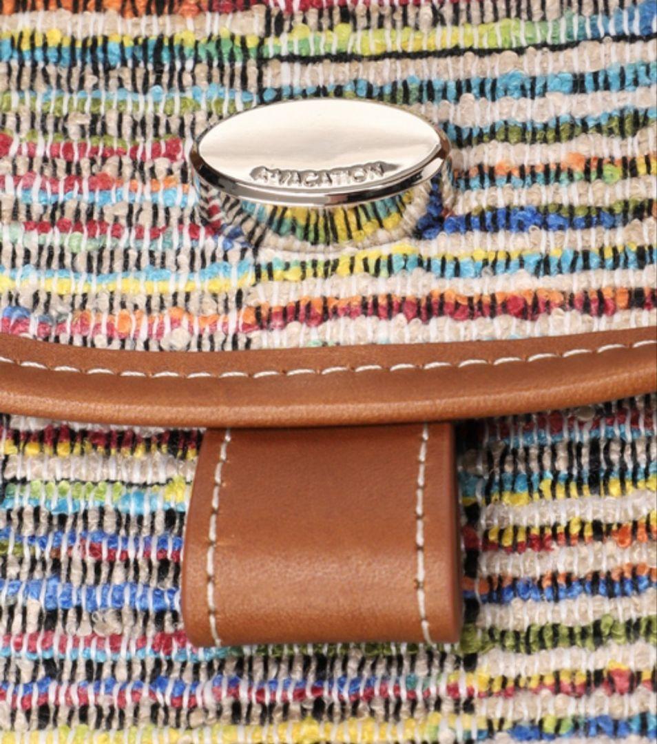 IENA購入★A VACATION・SEE SAW BAG LINE CHECK