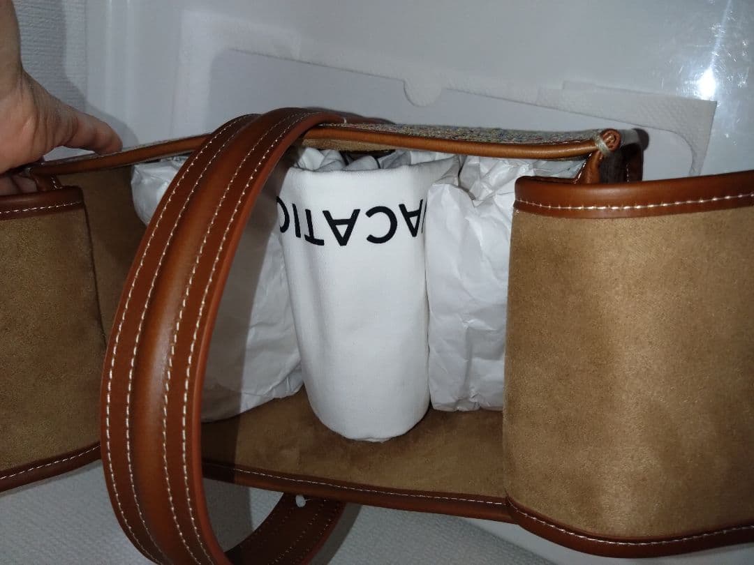 IENA購入★A VACATION・SEE SAW BAG LINE CHECK