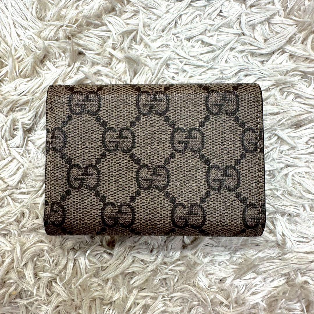 美品】グッチ バレンシアガ 三つ折財布 コラボ ベージュ スプリーム