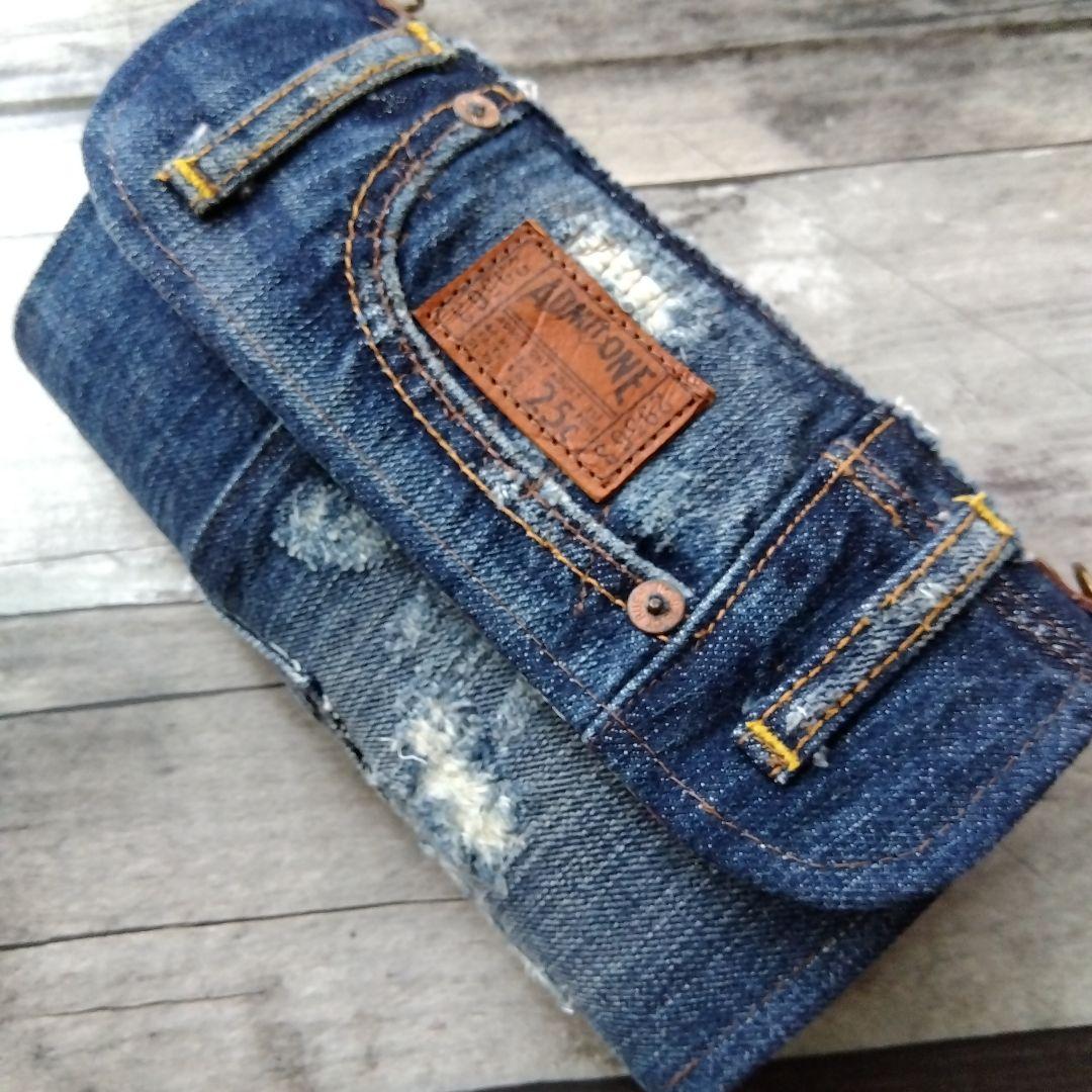 デニムリメイク長財布　momo0514…さま専用