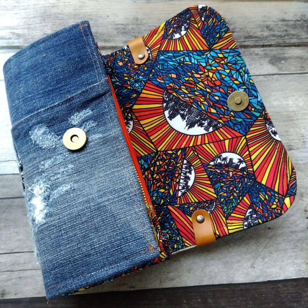 デニムリメイク長財布　momo0514…さま専用