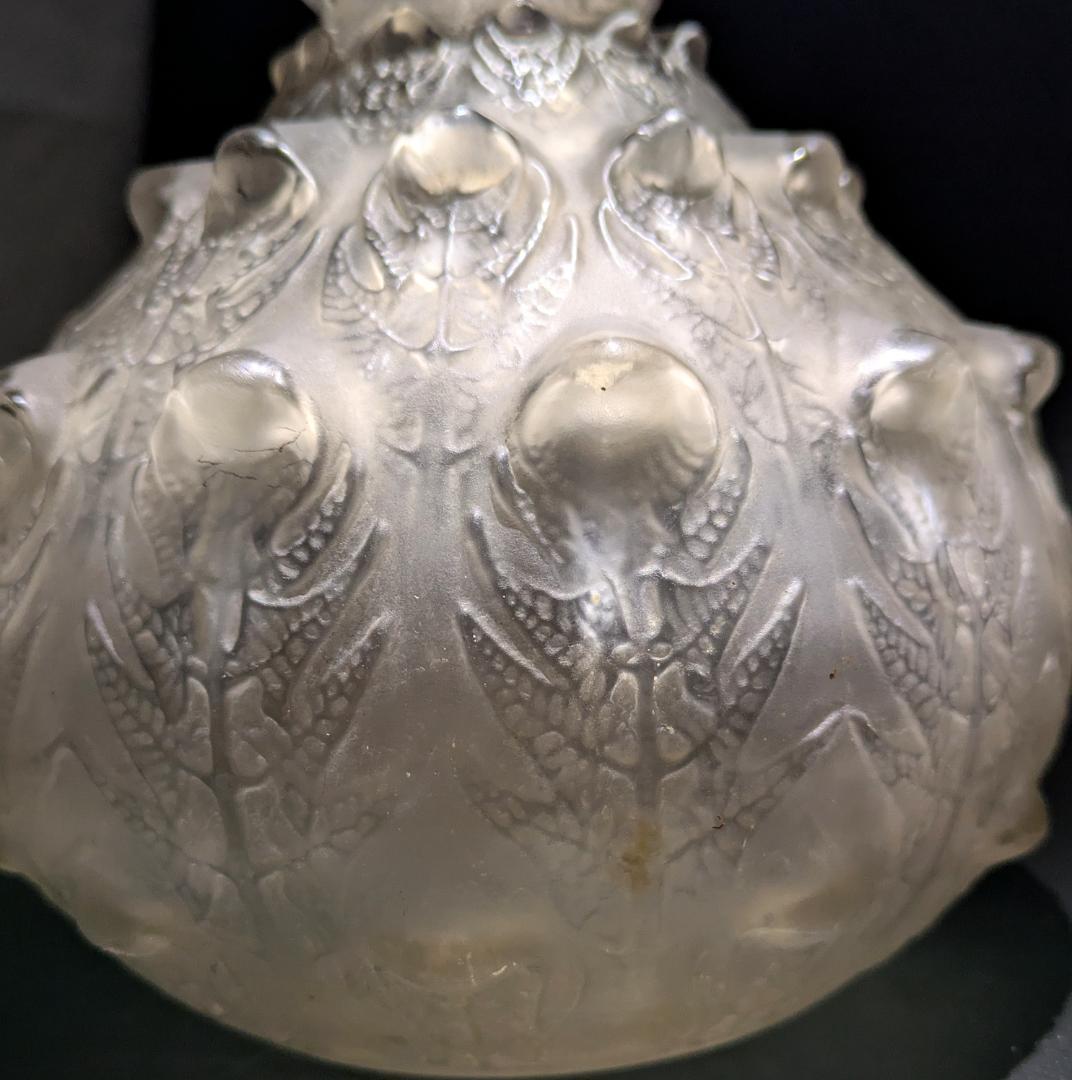 貴重な初期作品☆本人☆ルネ・ラリック フジェール アンティーク 花瓶 1913