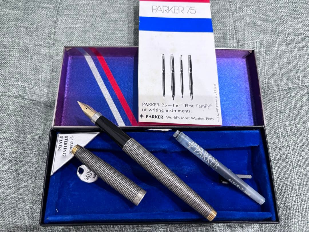 パーカー75 スターリングシルバー シズレ　未使用