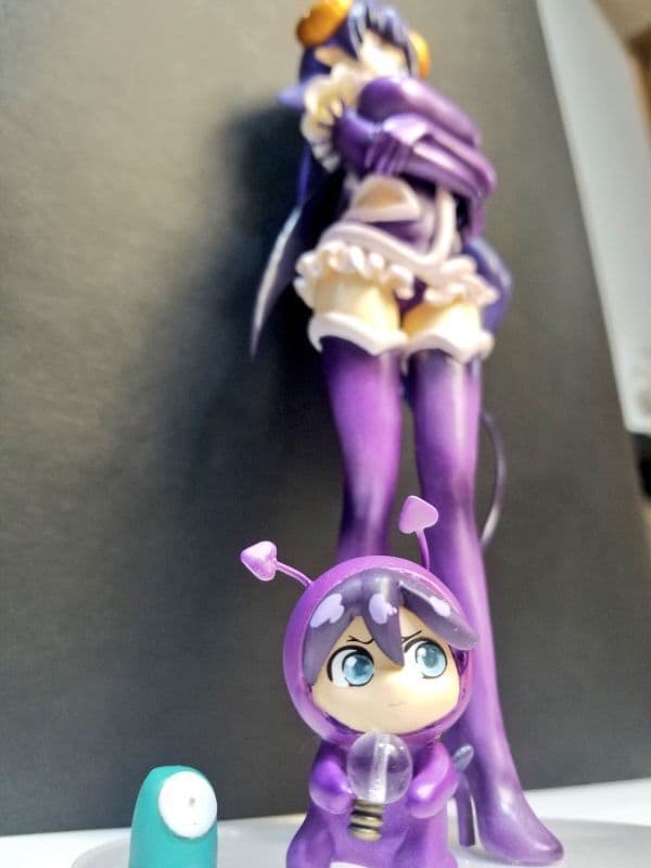 訳あり 女子造形部 悪魔のメムメムちゃん レース先輩とメムメム ガレージキット