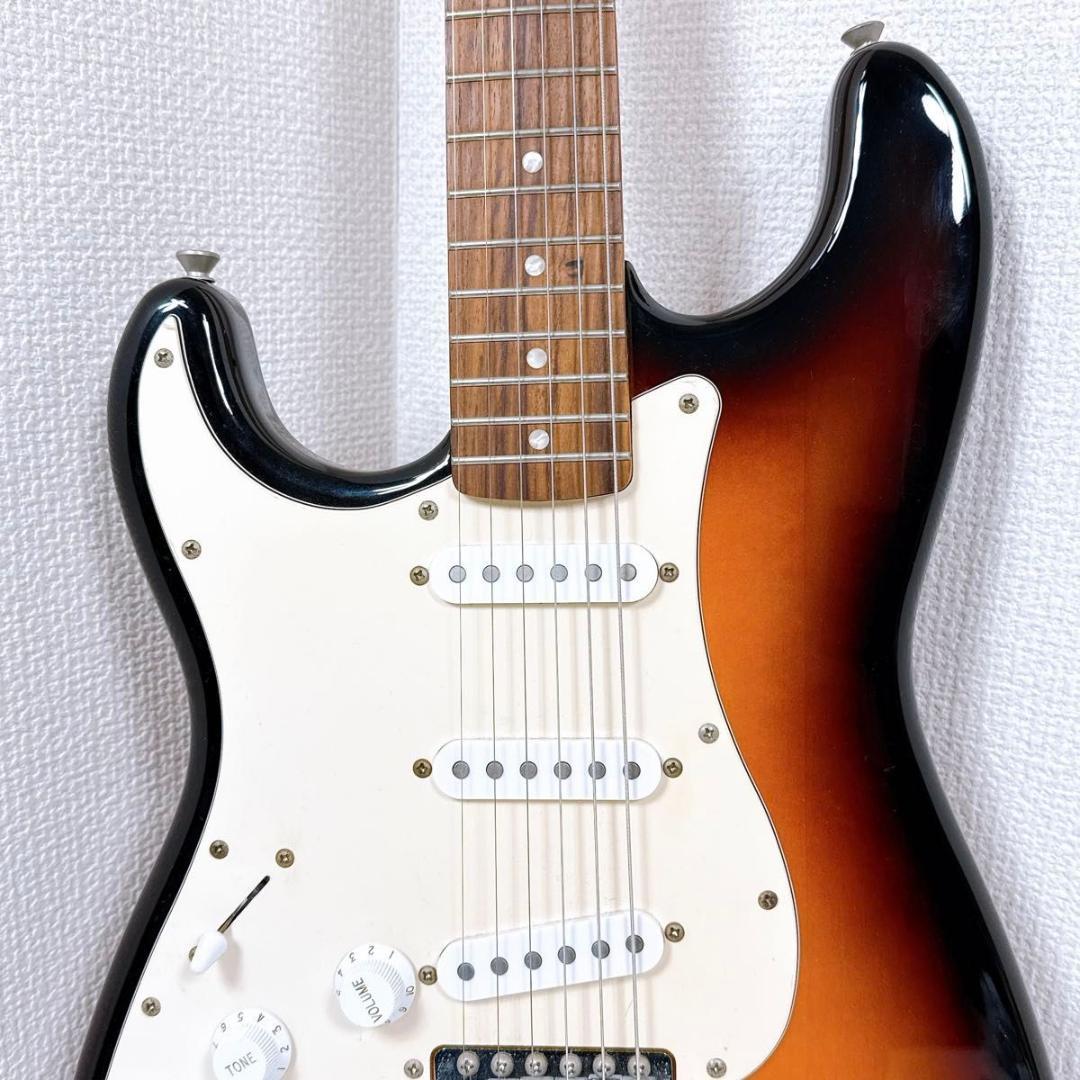 美品 Squier スクワイヤー レフティー用ス トラトキャスター サンバースト