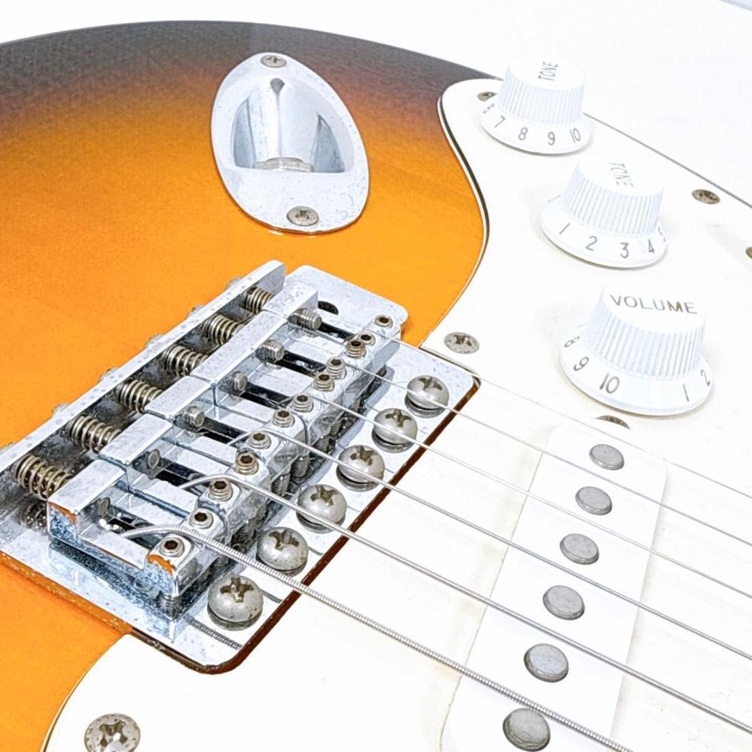 美品 Squier スクワイヤー レフティー用ス トラトキャスター サンバースト