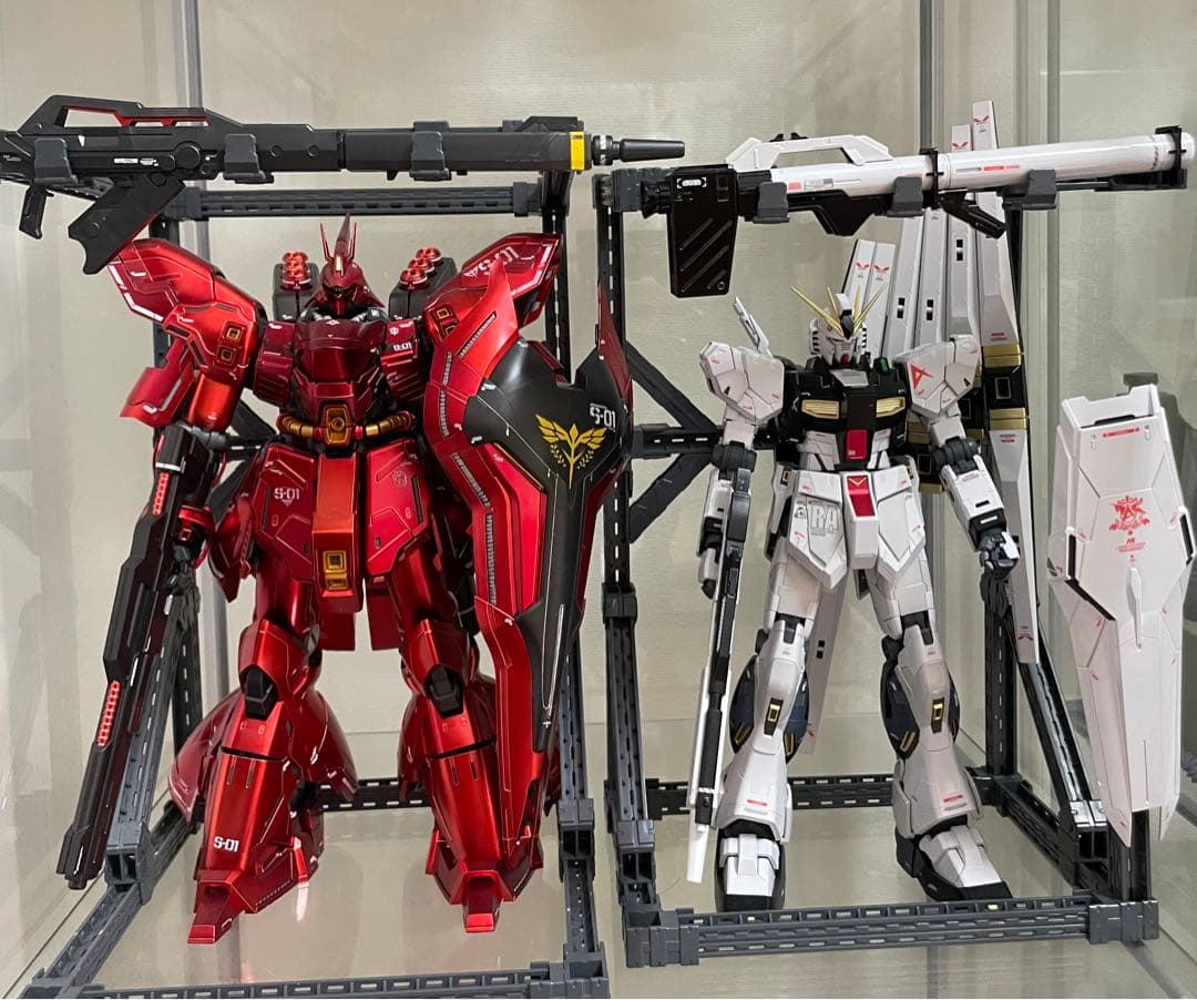 MG νガンダム チタニウム/サザビー スペシャルコーティング 素組み