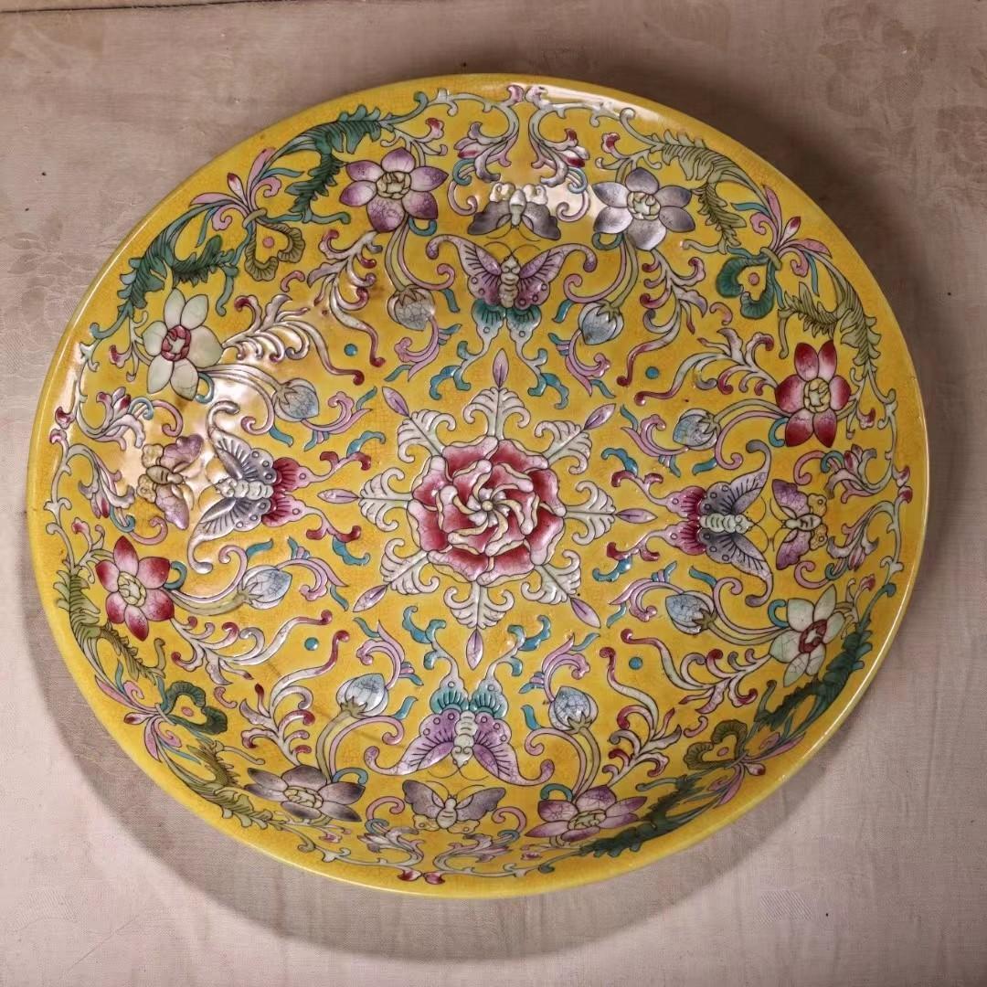 中国古美術・珍蔵陶磁器の皿・置物・純手描き・極細工・茶道具・文房具・漆器の箱付き