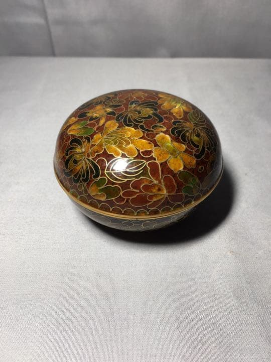 【茶道具】表千家 13代 即中斎箱書き 七宝丸香合 香合148148