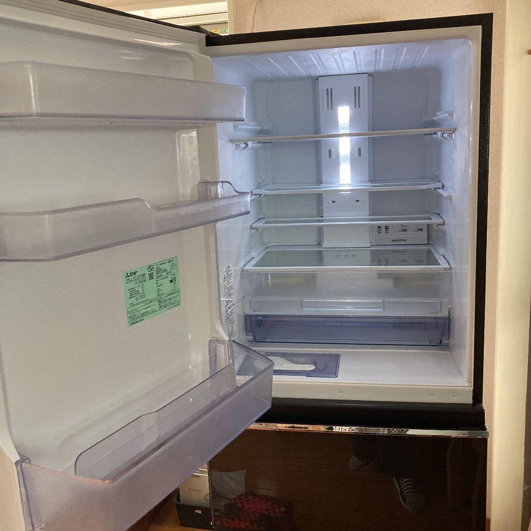 保証期間内】2018年製三菱冷蔵庫 左開きMR-CX33C-BR 三菱電機 MR-