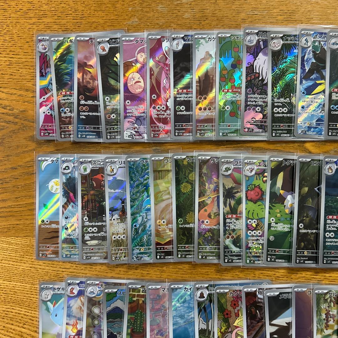 【AR CHR 100枚かぶり無し】ピカチュウ、ヨルノズク、ポッチャマ、リオル②