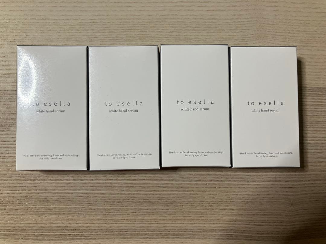 to esella ホワイトハンドセラム 20ml 4本セット