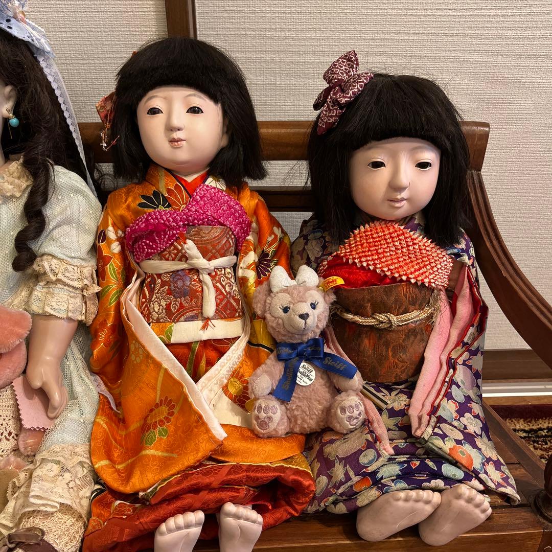 市松人形 昭和初期 アンティーク 無記銘