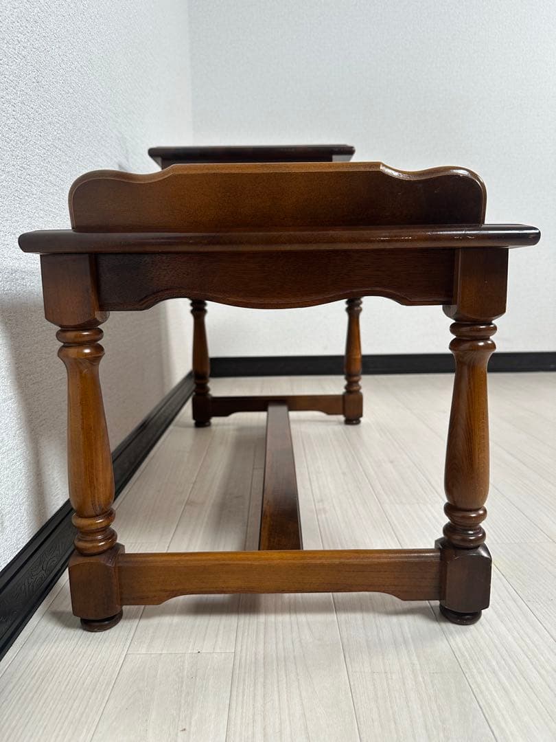 カリモク コロニアル テレフォンベンチ 電話台 花台 FAX台 ※i4-2