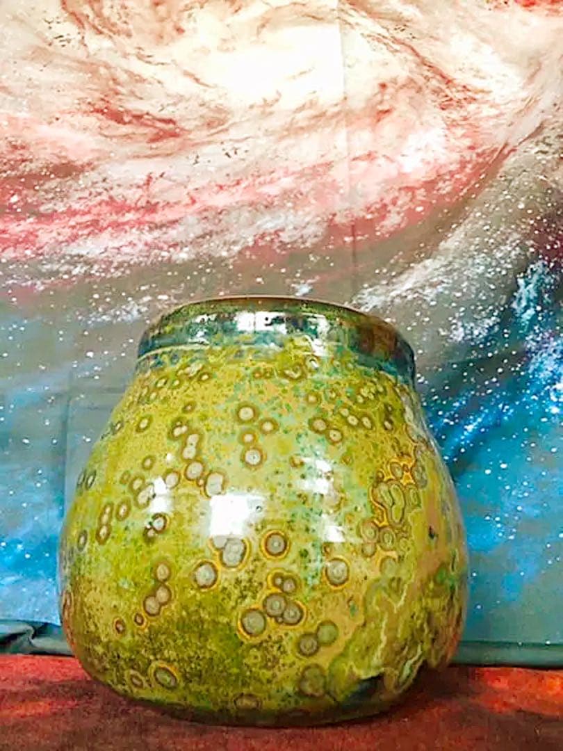 斑紋点天目壺』『斑紋点天目壺』石垣島港骨董店【宗陵】八重山