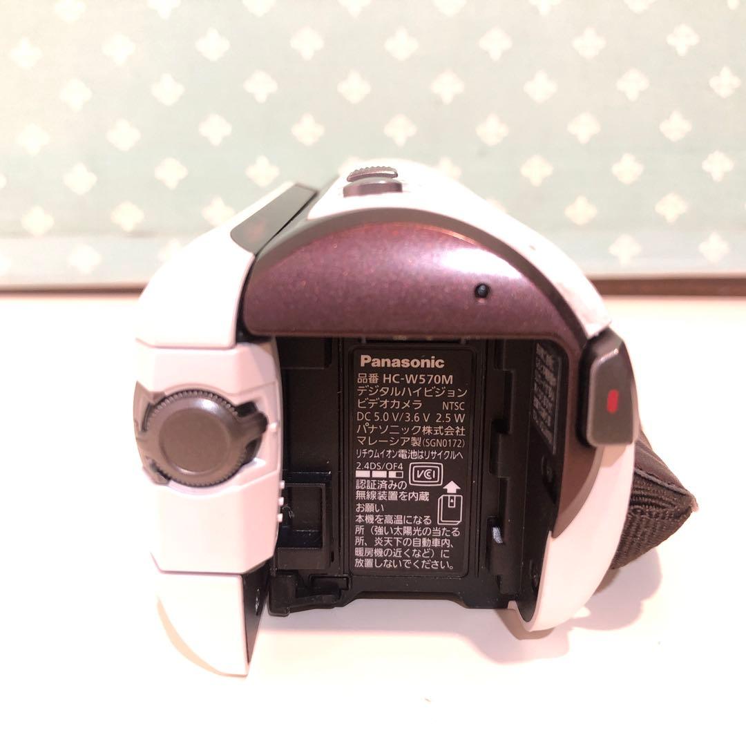 Panasonic HC-W570M Wi-Fi内蔵 ビデオカメラ 動作確認済