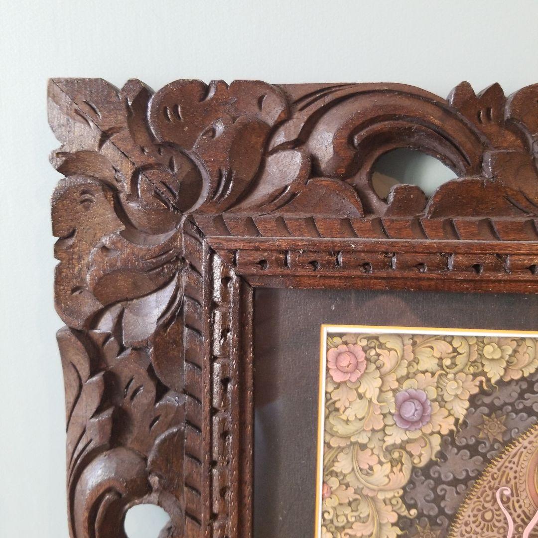 バリ絵画　女神サラスワティ