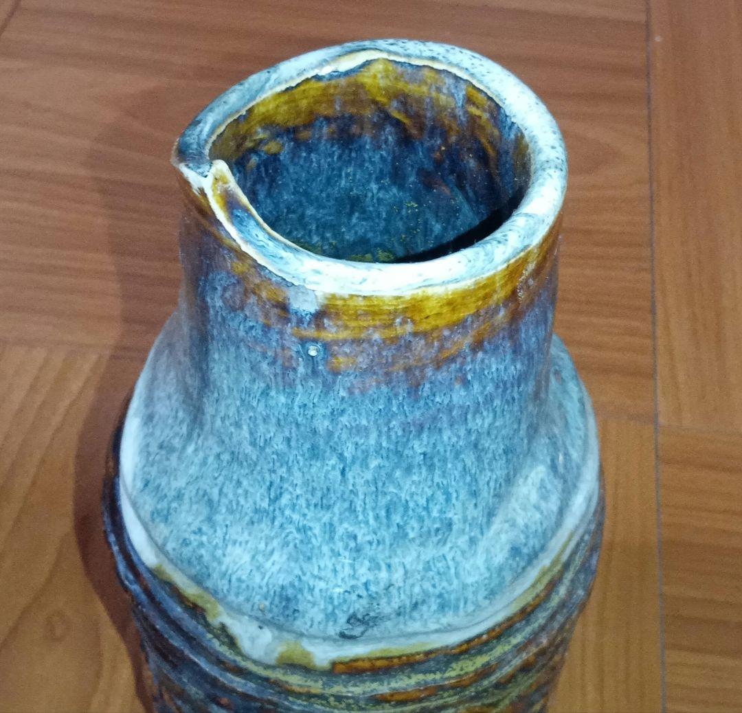 和子銘 花瓶 異型 花器 花入れ 陶器 華道具 茶道具 レア