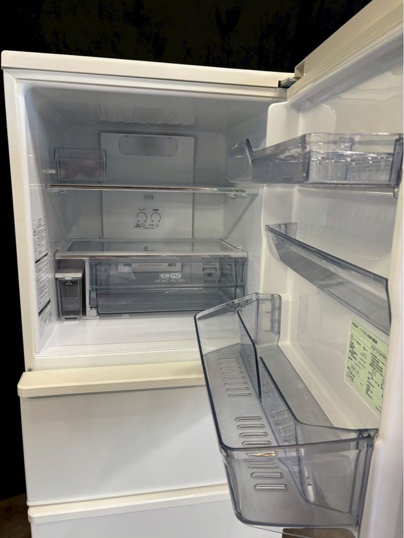 AQUA 3ドア冷蔵庫 AQR-SV24HBK(W) 2020年製 238L