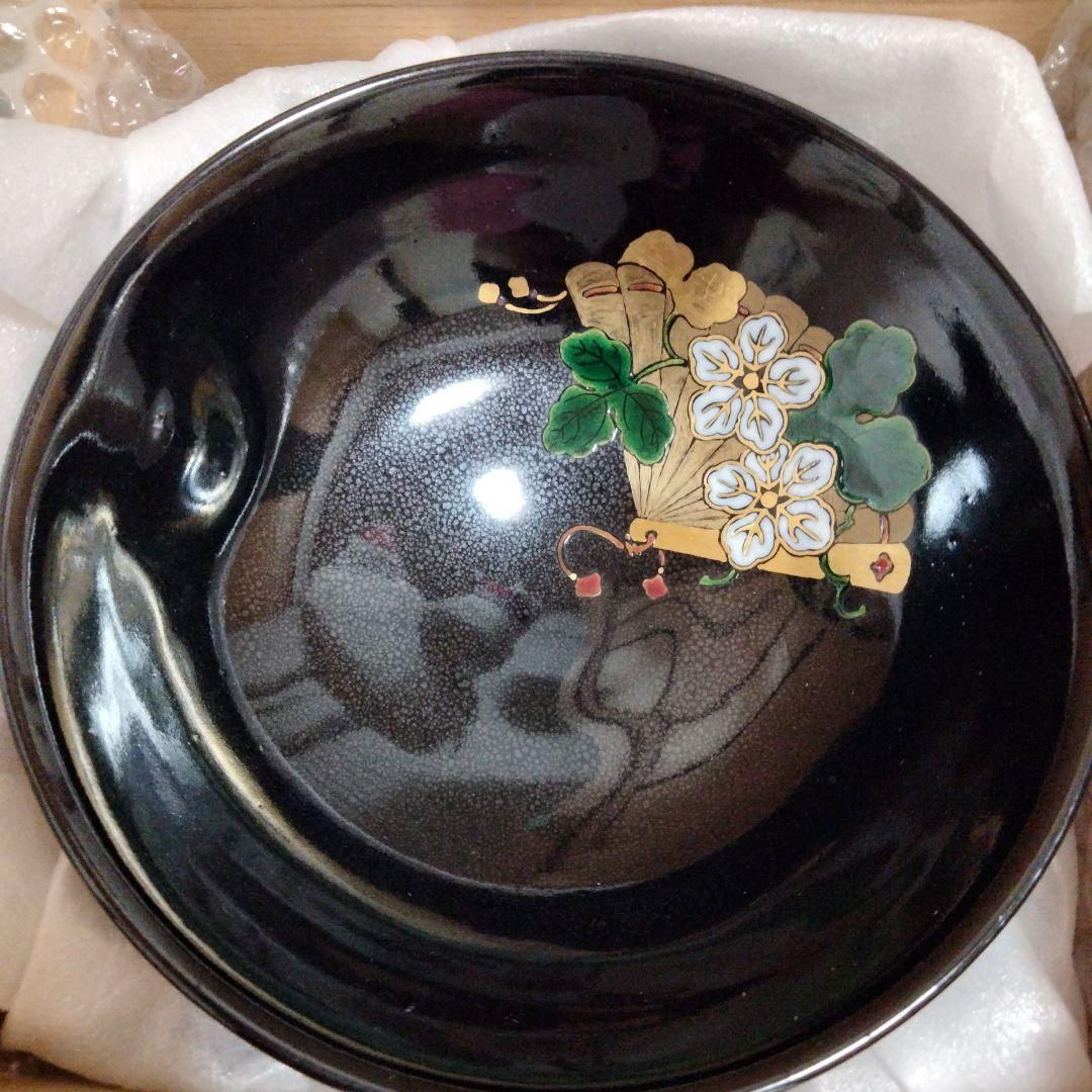 宗華様専用 義山水指 切箔＋源氏香夕顔夏茶碗＋茶杓「