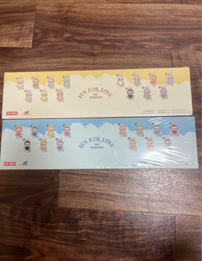 ラブブ LABUBU PIN FOR LOVE イニシャルアルファベット セット