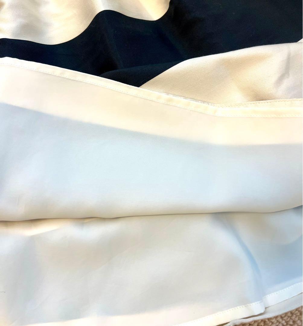 SHE Tokyo Anna Border シルク フレアスカート