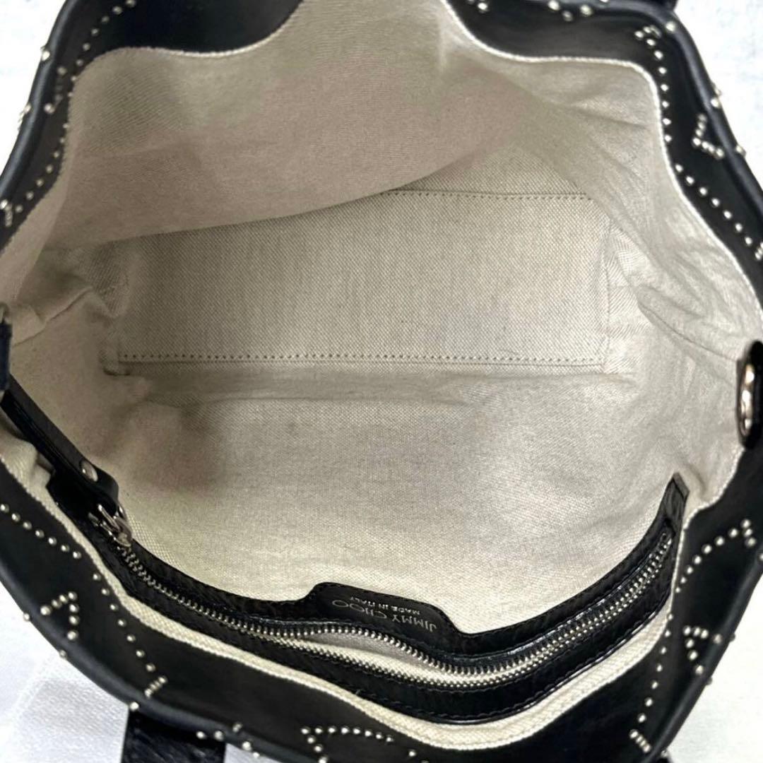 専用品JIMMY CHOO SOFIA N/S BLACK スター ハンドバッグ
