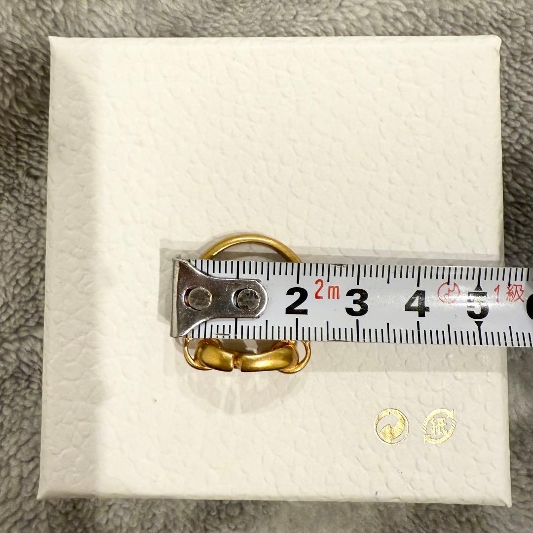 Christian Dior ディオール CDネイビーリング 指輪