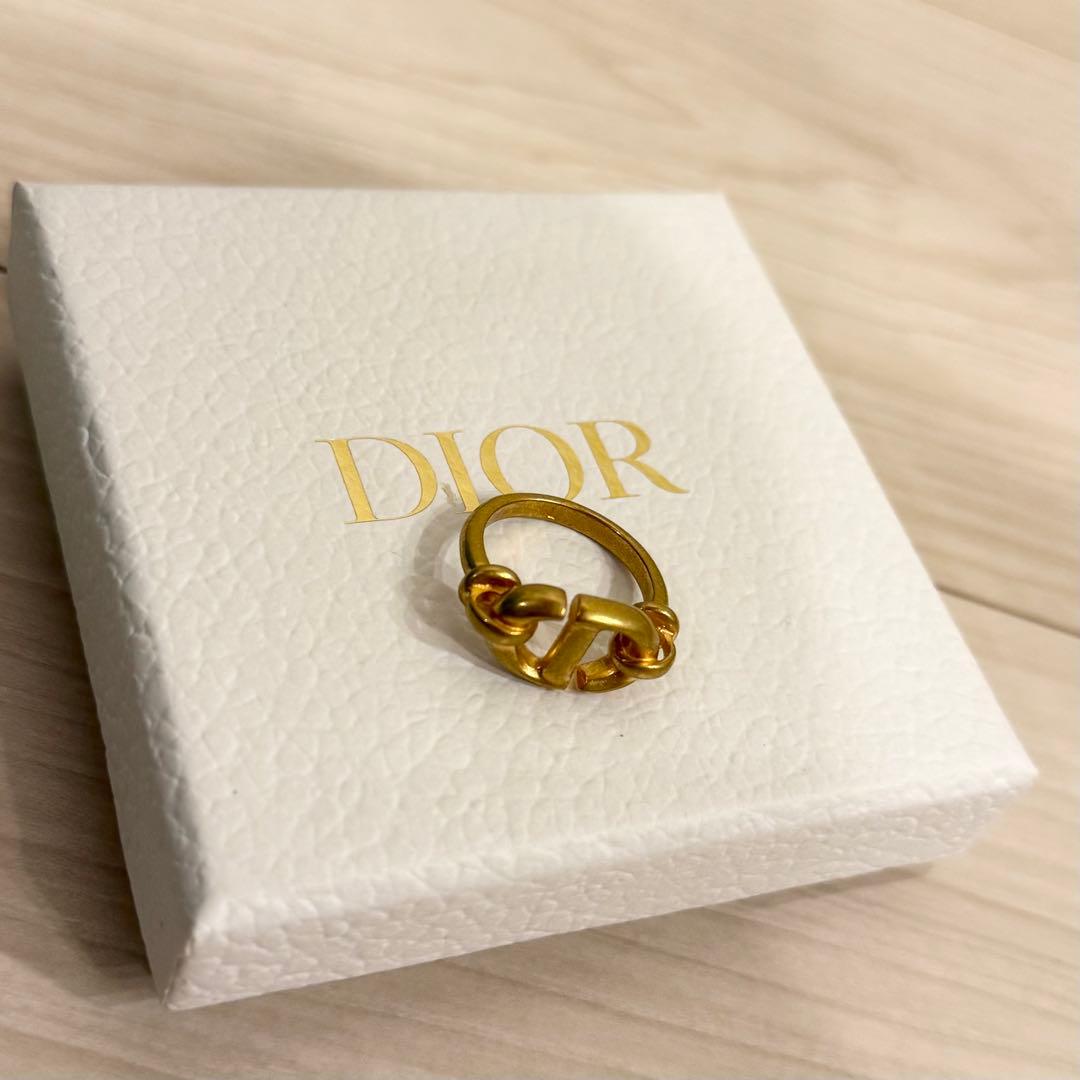 Christian Dior ディオール CDネイビーリング 指輪