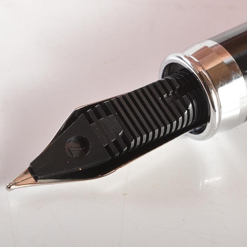 箔飾　高級　蒔絵　金魚文　万年筆　木箱付　V　6025