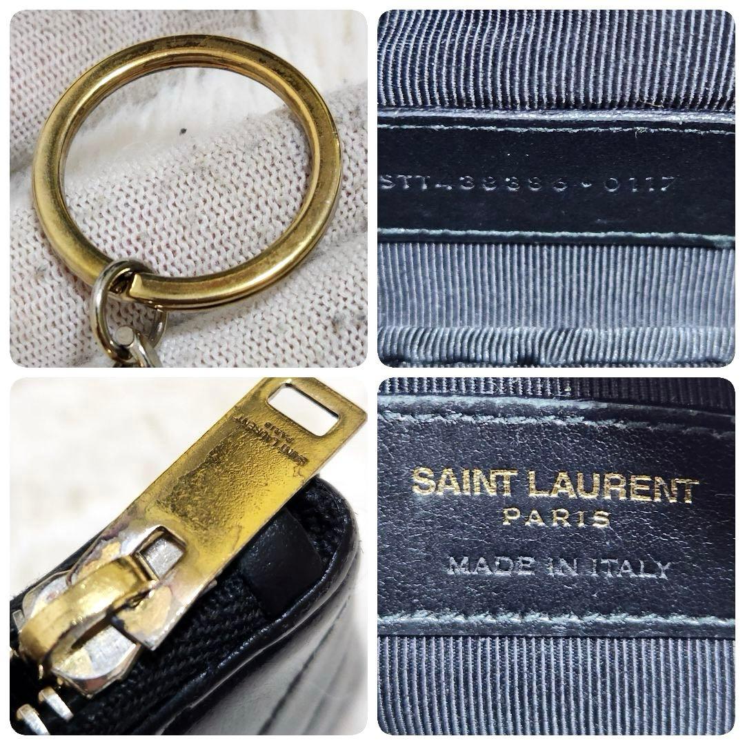 ✨極美品　付属品あり✨サンローラン　ケース　キーリング　カサンドラ　レザー