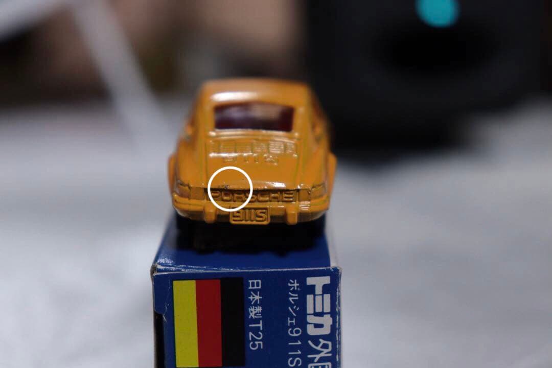日本製　トミカ　外国車シリーズ　ポルシェ　911S F3 西ドイツ車