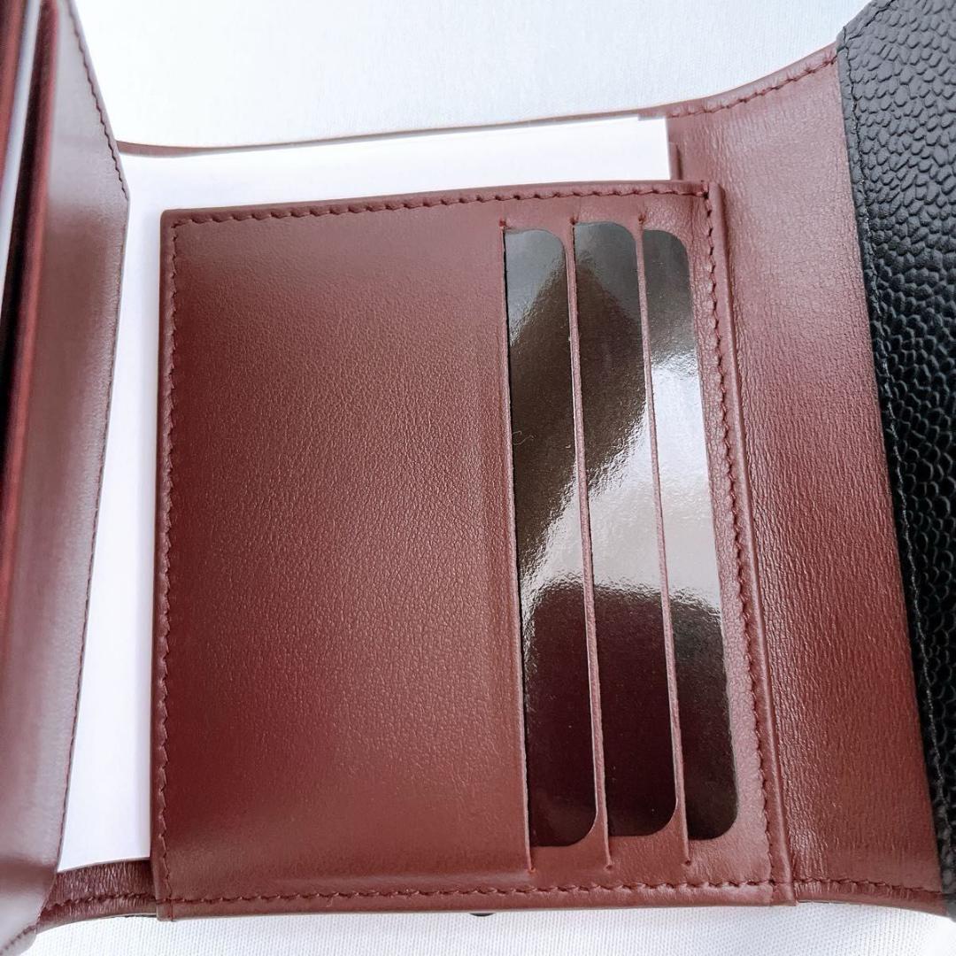 【くらら】新品 シャネル 三つ折り財布 クラシックスモールウォレット
