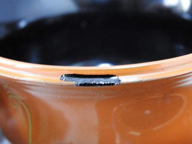 蒔絵瓢箪形　フタ物　大小一対　Ｍ1044