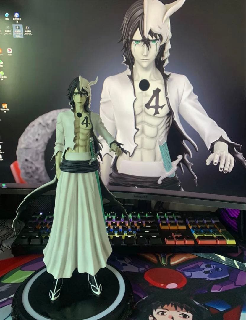 BLEACH 黒衣少年図 ウルキオラ1/4ガレージキット ガレキ スタチュー③①