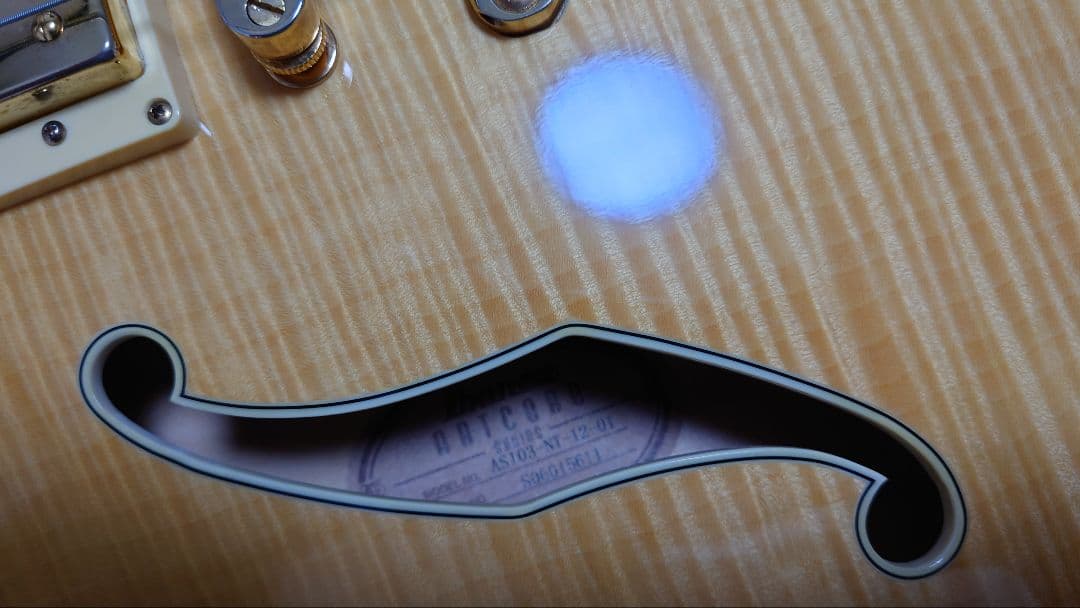 Ibanez アイバニーズ AS103 AS-103 チューナー付き 美品