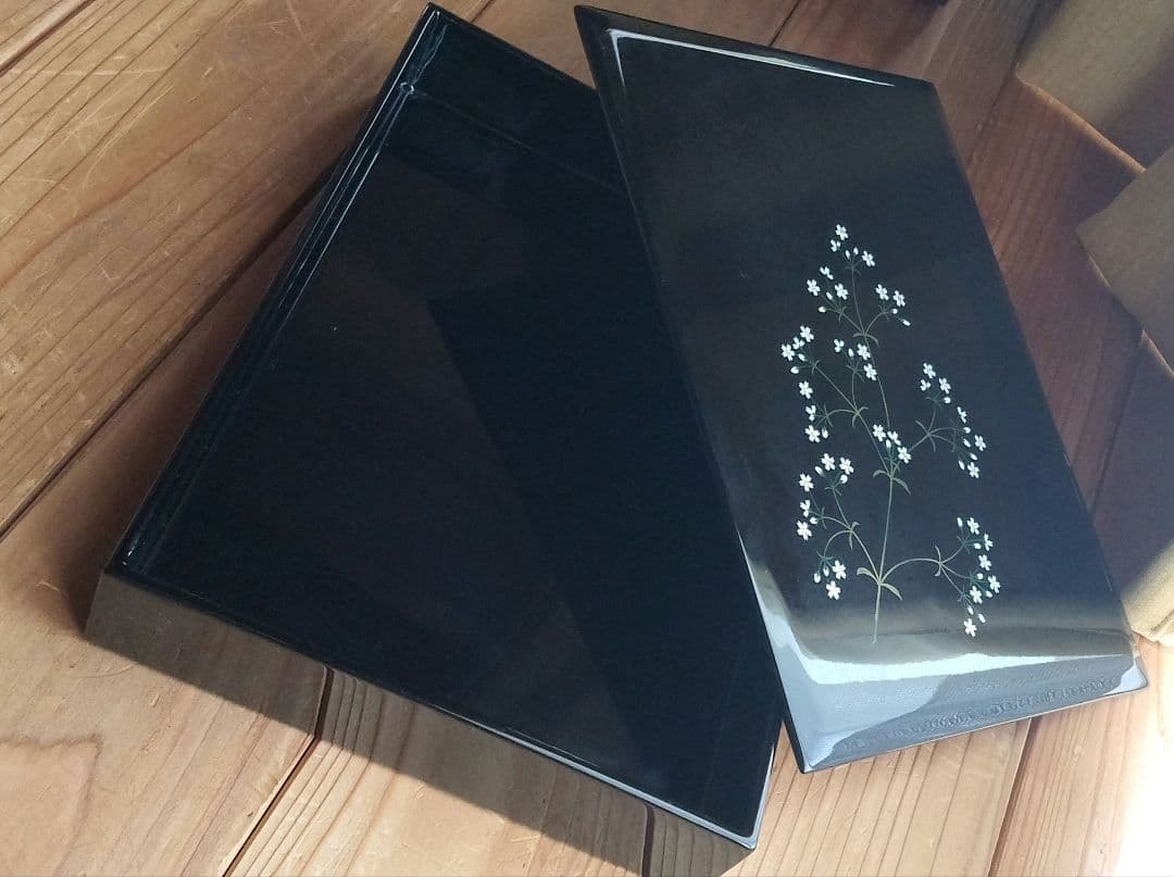 高級　会津塗　 文箱