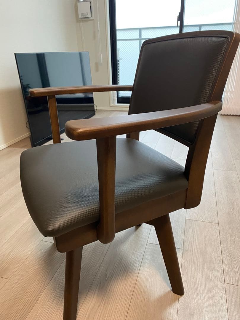 直接取引限定　東京インテリア　ダイニングテーブルセット(回転チェア&ベンチ)