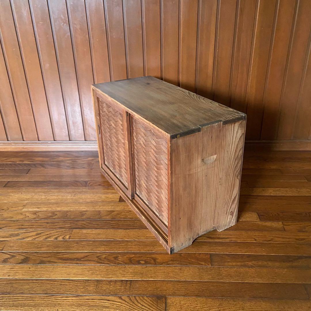 mini様✴︎ 網代編み 時代家具 茶道具棚 アンティーク家具 お茶室に